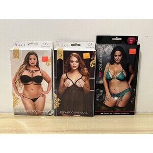3 PACKS OF NEW QUEEN SIZE LINGERIE